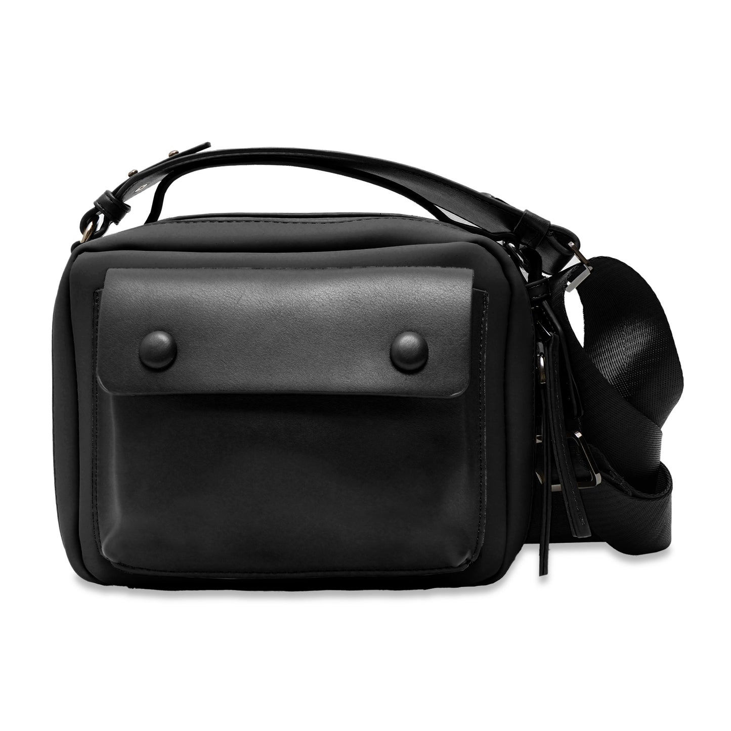 ZRA Contrasting Pocket Crossbody Bag