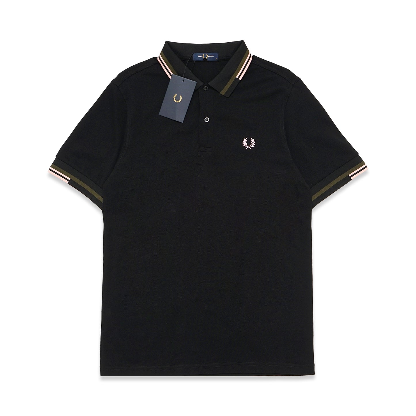 FPR Tricolor Stripe Collar Polo Shirt