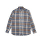 THFR Plaid Faux-Linen Regular Fit Long Sleeve Shirt