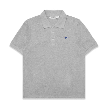 MKS Classic Navy Fox Patch Polo Shirt