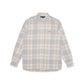 THFR Plaid Faux-Linen Regular Fit Long Sleeve Shirt