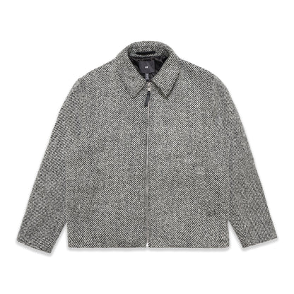 H&M Zip Up Wool-Blend Jacket