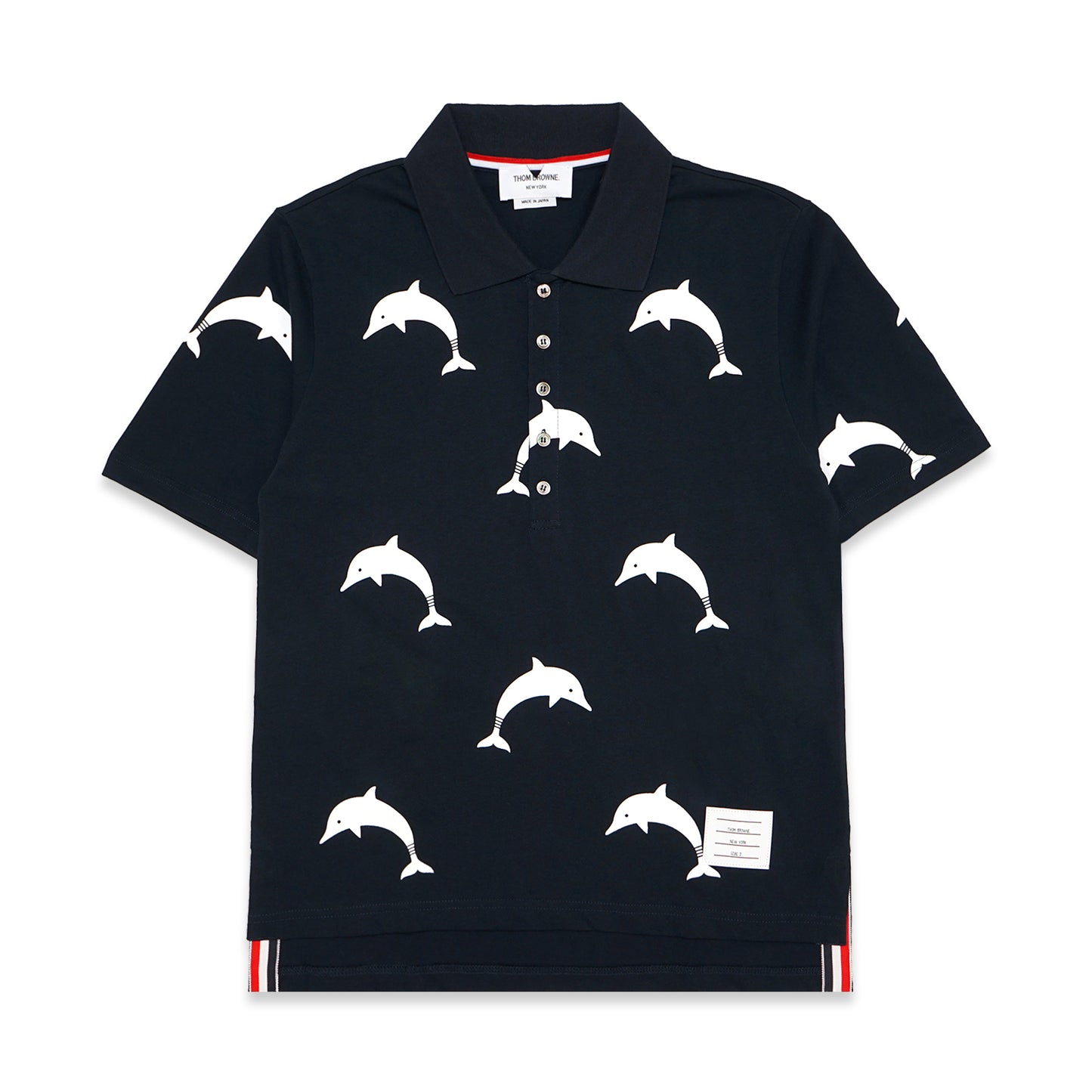 TBN Dolphin Icon Print Polo Shirt