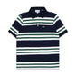 LCST Contrasting Color Stripes Pique Polo Shirt