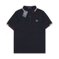 FPR Tricolor Stripe Collar Polo Shirt