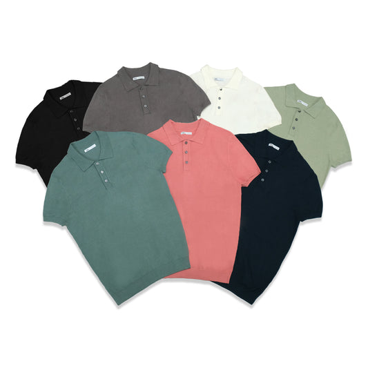 ZRA Basic Knit Polo Shirt