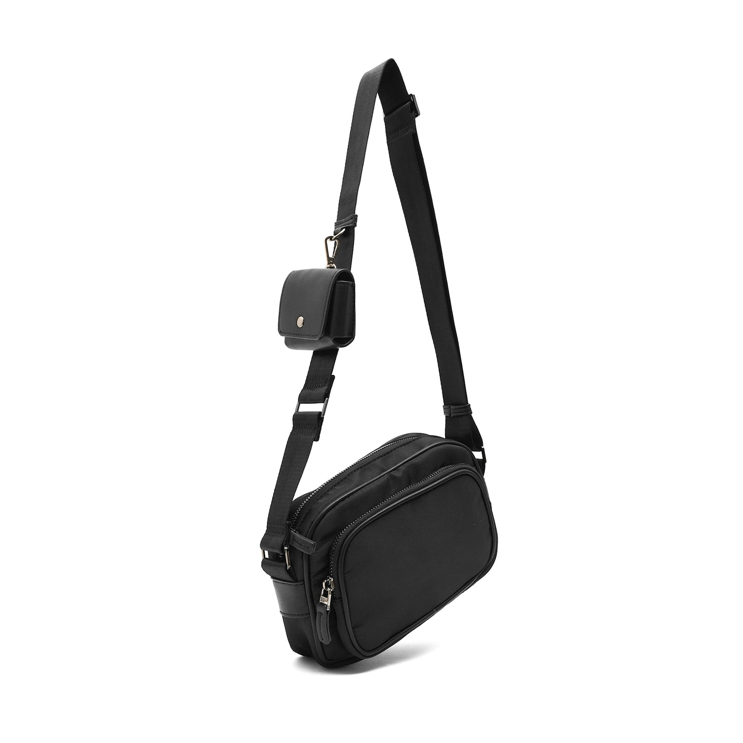 ZRA Oval Nylon Crossbody Bag