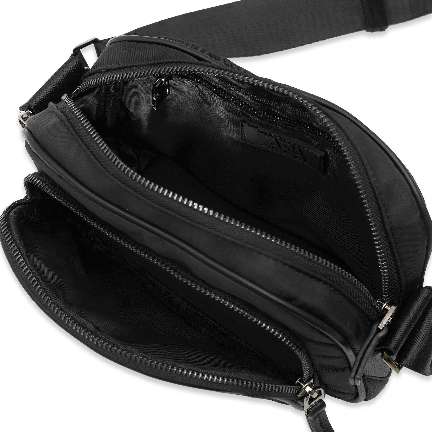 ZRA Oval Nylon Crossbody Bag