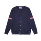 TBN Stripe Armband V-Neck Cardigan