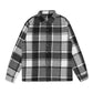 Shein Casual Flannel Long Sleeve Shirt