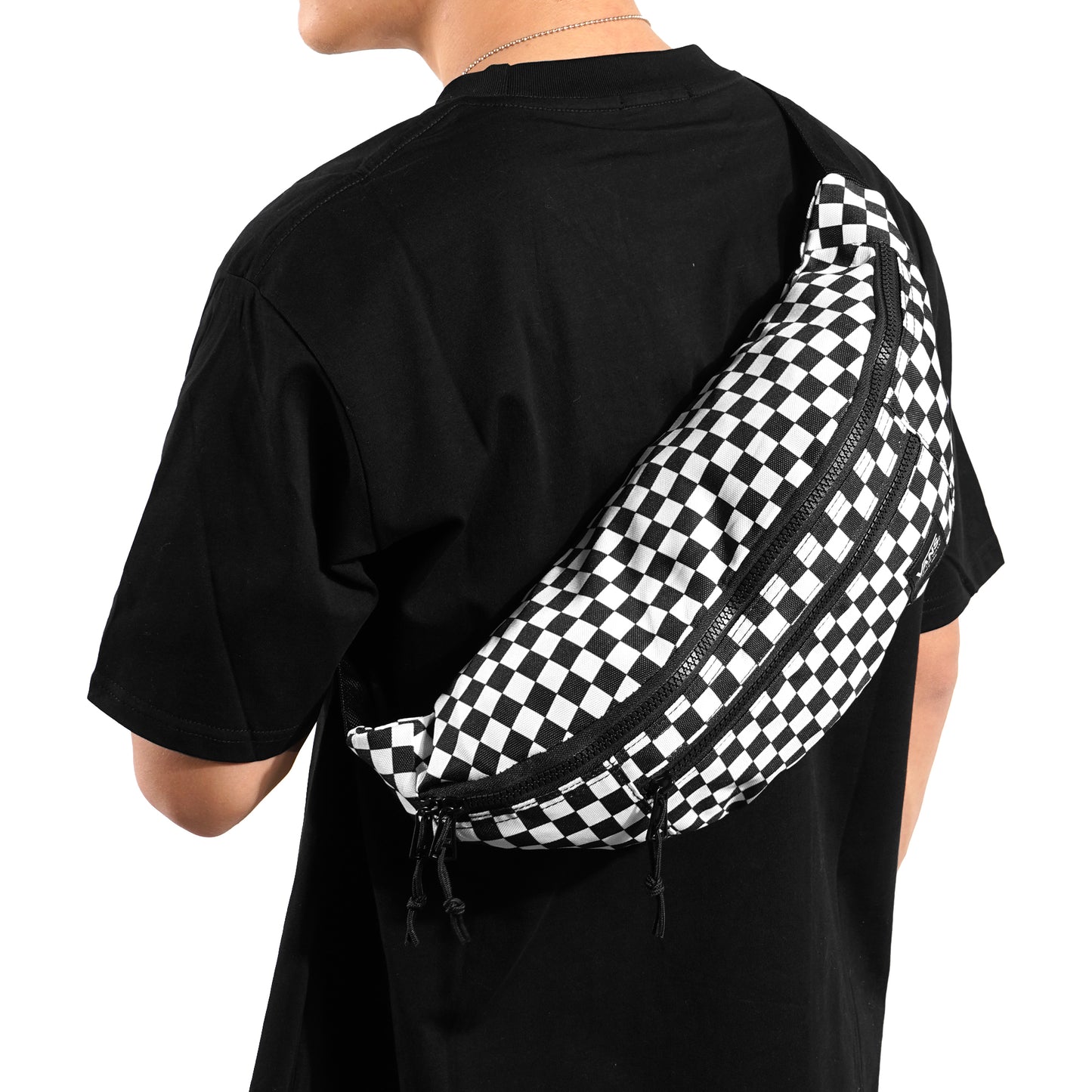 VNS Checkerboard Crossbody Waist Bag