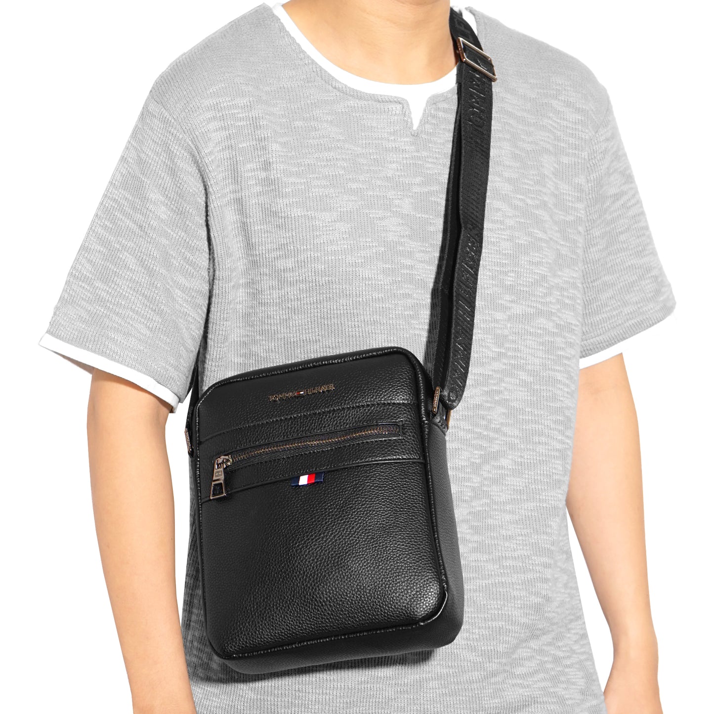 THFR Front and Back Zips Reporter Bag