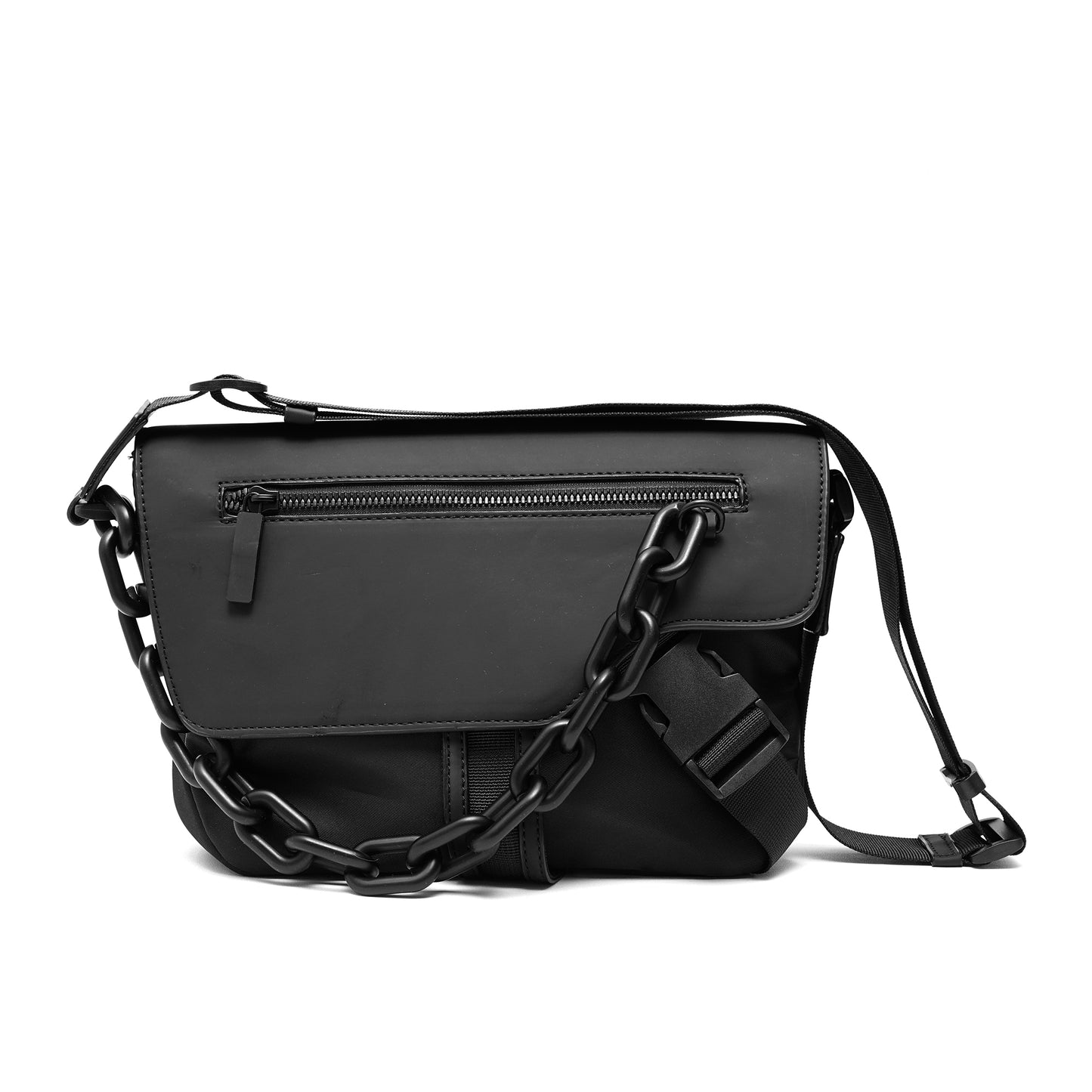 ZRA Chain Nylon Crossbody Bag