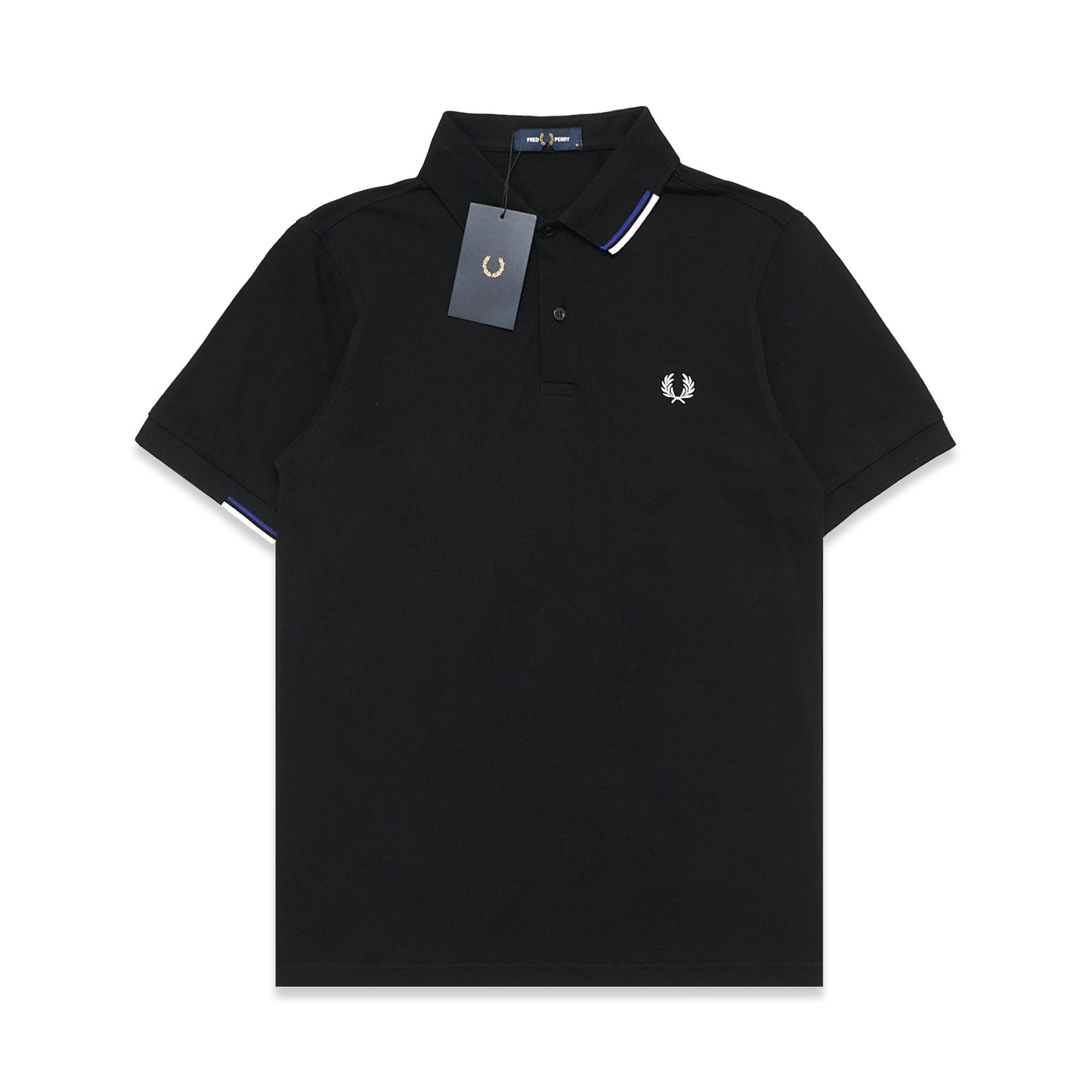 FPR Left Collar Short Stripe Polo Shirts