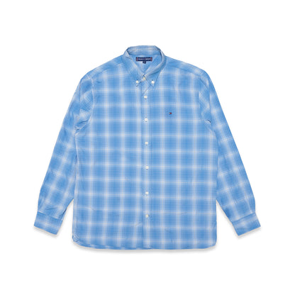 THFR Square Plaid Cotton Regular Fit Long Sleeve Shirt