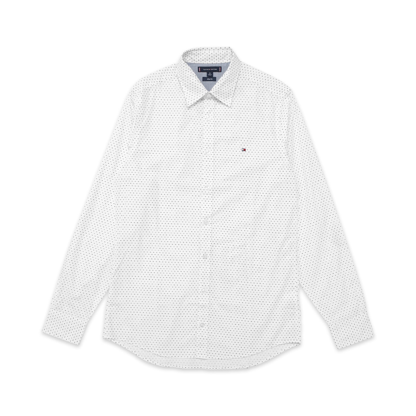 THFR Patterned Poplin Slim Fit Long Sleeve Shirt