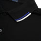 FPR Left Collar Short Stripe Polo Shirts