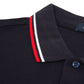 FPR White and Gold Stripes Collar Polo Shirt