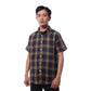 SHN Plaid Flannel Short Sleeve Shirt