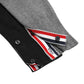 TBN Milano Stitch Stripe Armband Pullover Crewneck Sweater