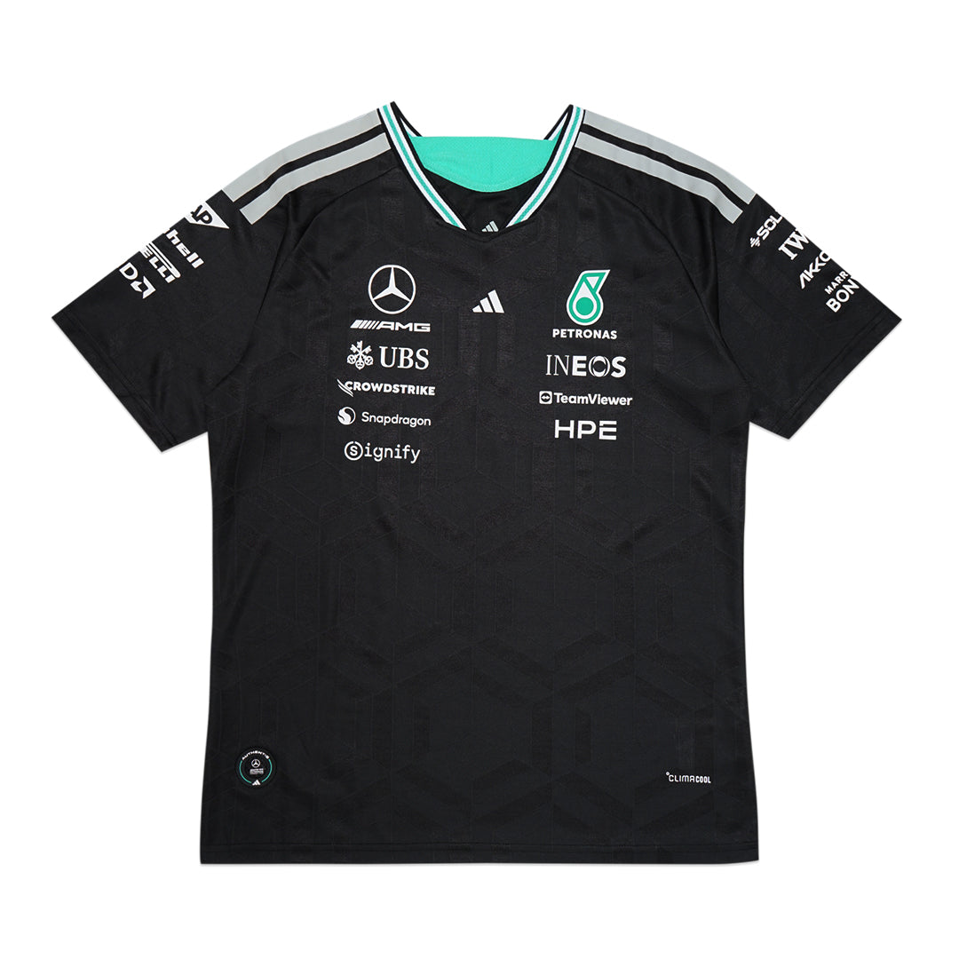ADD X Mercedes AMG Petronas F1 Team V Neck Jersey T-Shirt