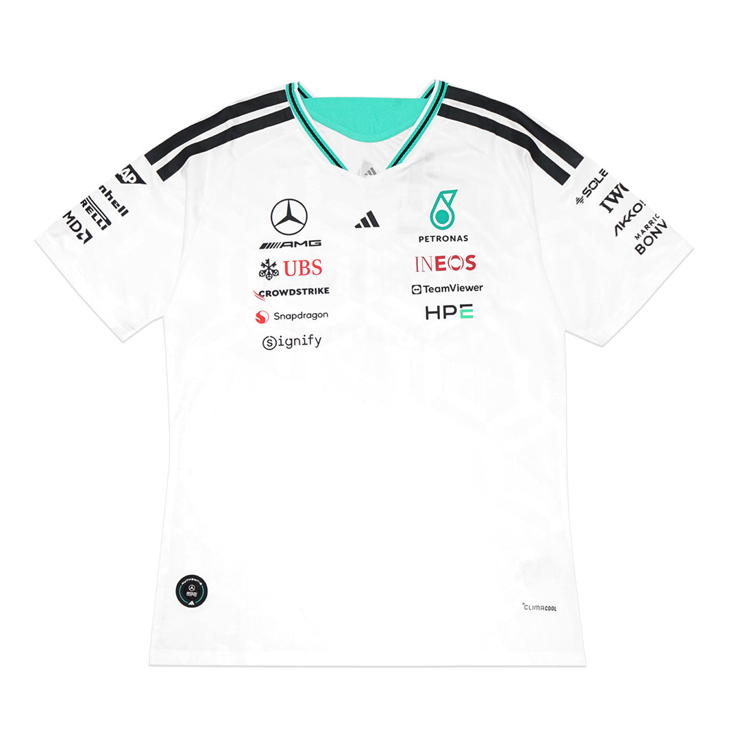 ADD X Mercedes AMG Petronas F1 Team V Neck Jersey T-Shirt