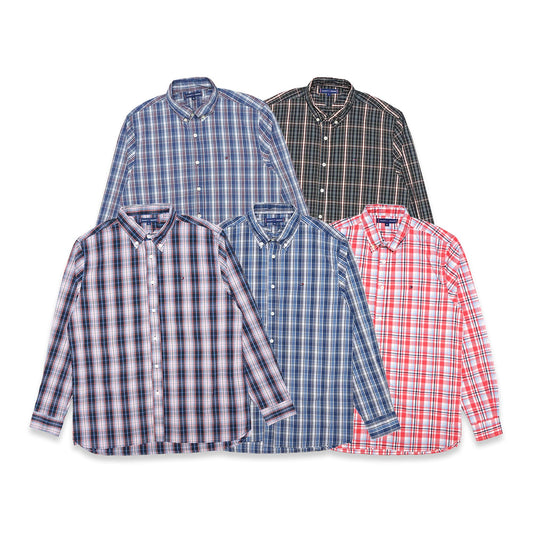 THFR Plaid Poplin Regular Fit Long Sleeve Shirt