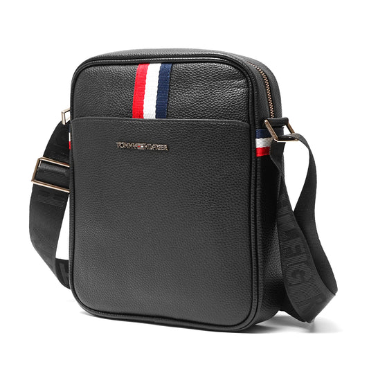 THFR Tricolor Stripes Metal Logo Reporter Bag