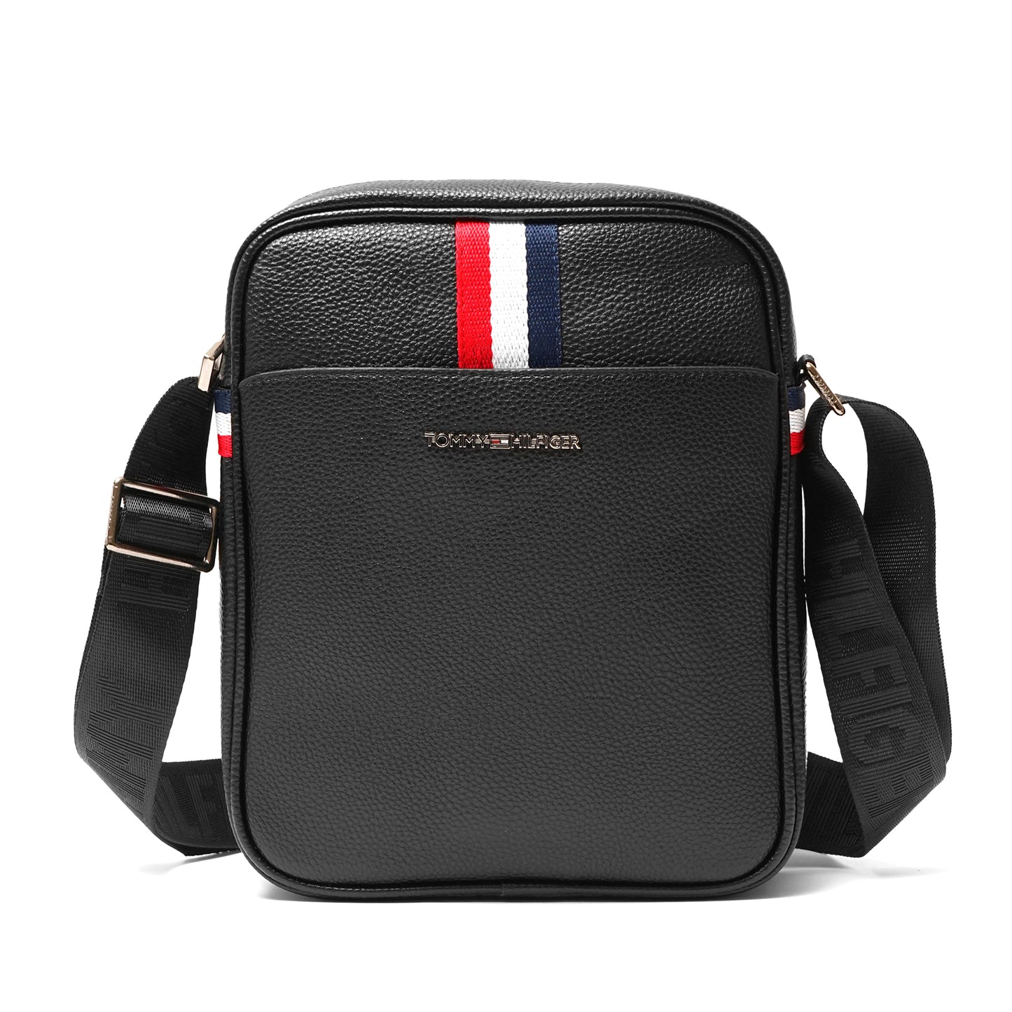 THFR Tricolor Stripes Metal Logo Reporter Bag