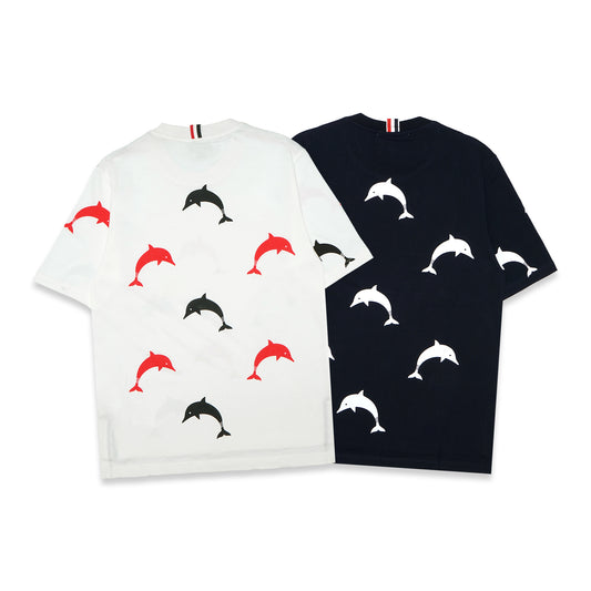 TBN Dolphin Icon Print T-Shirt