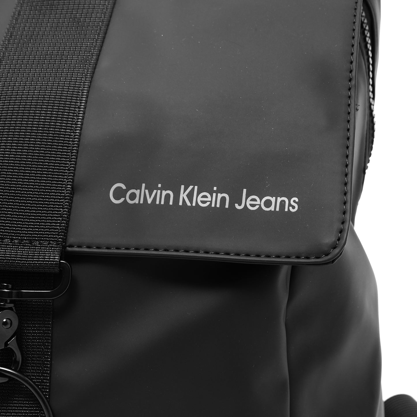 CK Metal Hook Flap Backpack