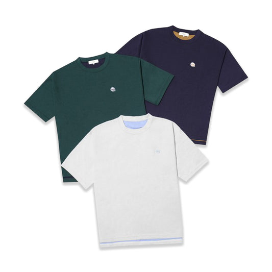 B MING by Beams Double Face Patch T-Shirt