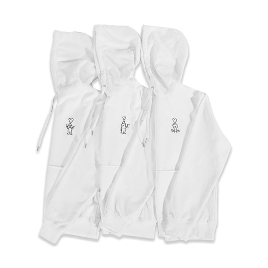 AM1 X Jean Jullien Hoodie White