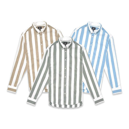 H&M Wide Vertical Stripes Long Sleeve Shirt