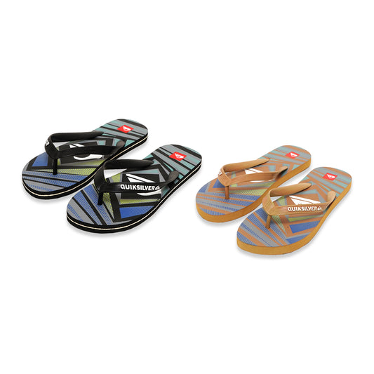 QKSV Geometric Pattern Flip Flops