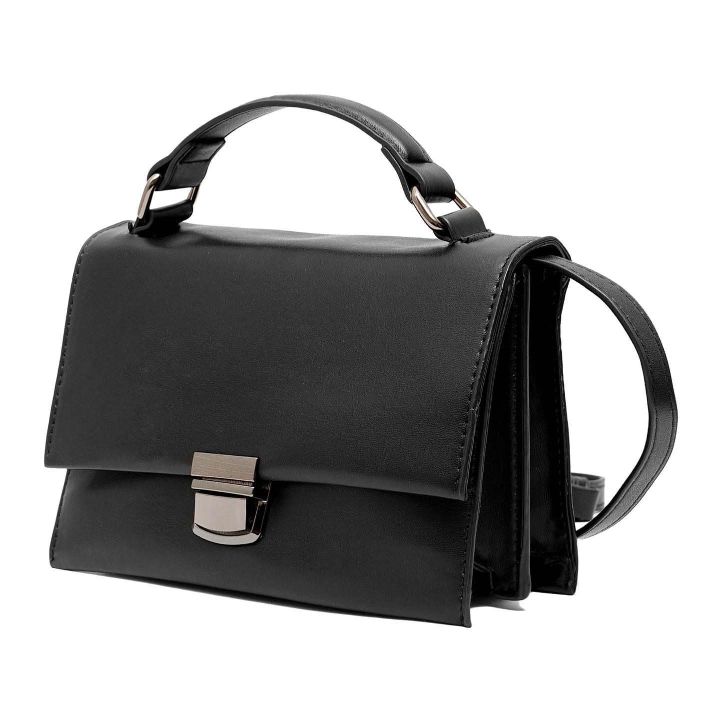 ZRA Flap and Hook Flat Crossbody Bag