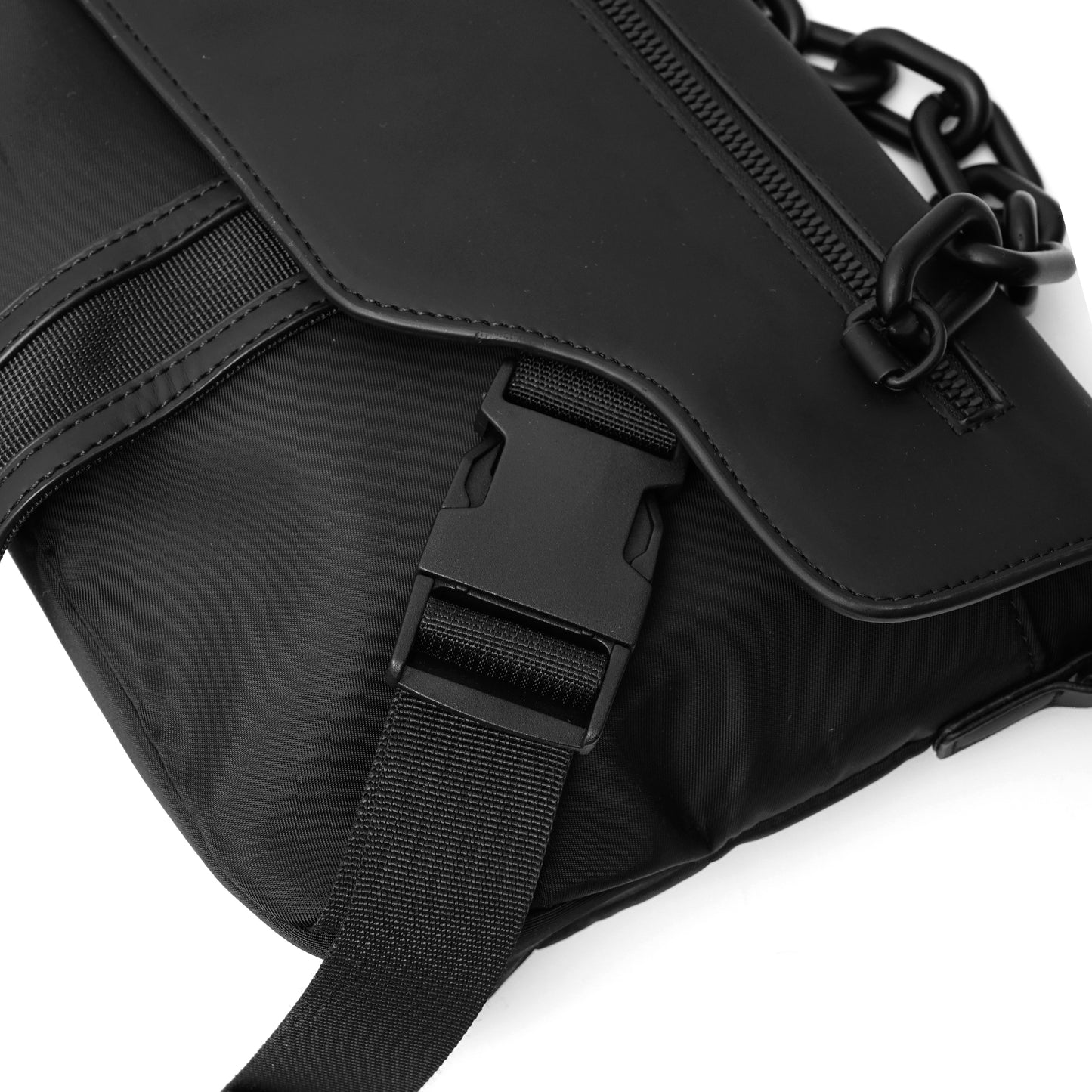 ZRA Chain Nylon Crossbody Bag