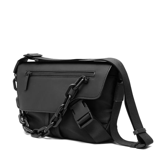 ZRA Chain Nylon Crossbody Bag