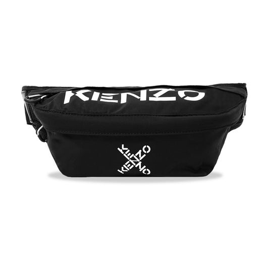 KNZ Printed Cross Logo Belt Bag