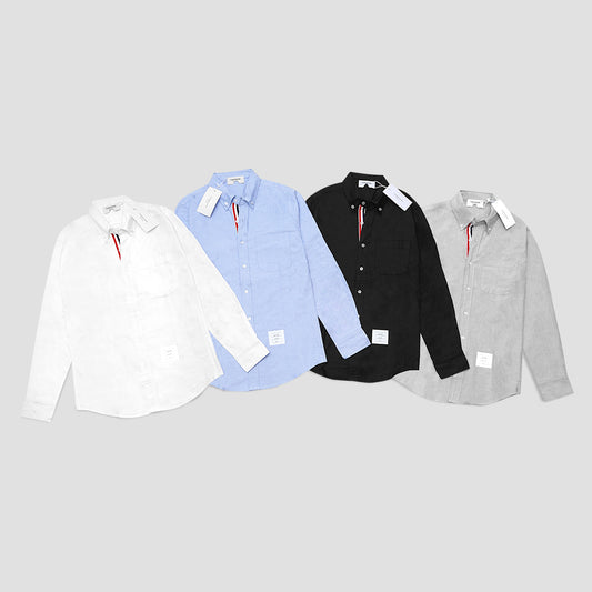 TBN Oxford Placket Long Sleeve Shirt