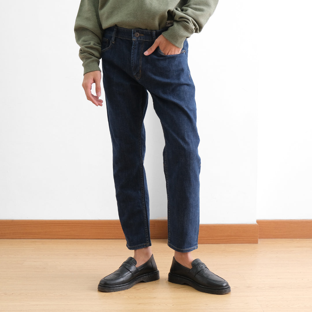 EAM Slim Fit Ankle Jeans Indigo