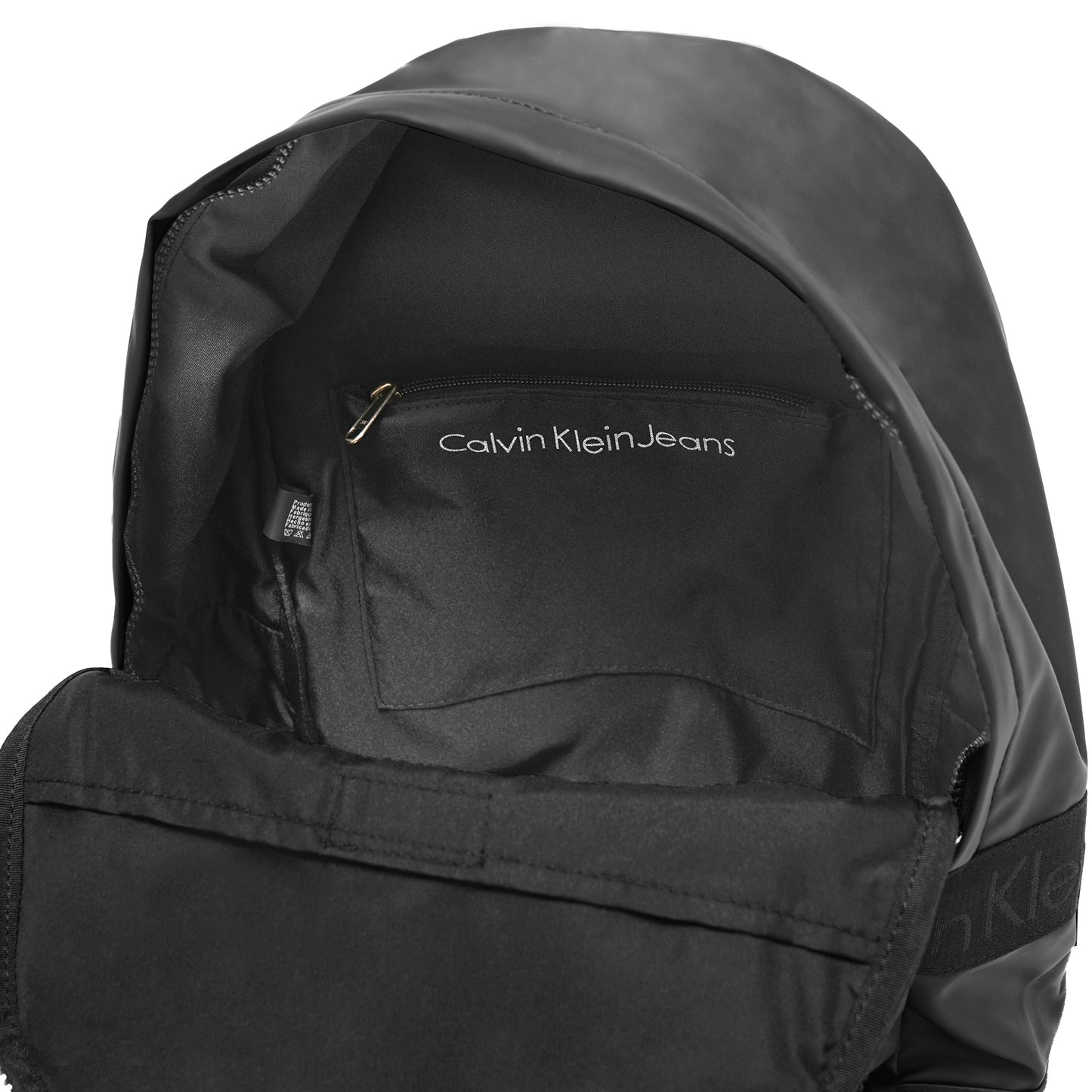 CK Solid Logo Round Backpack