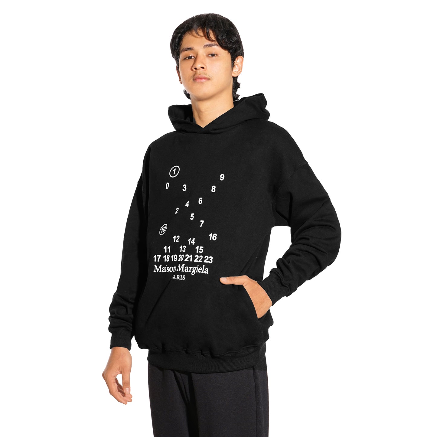 MM Scattered Number Logo Hoodie