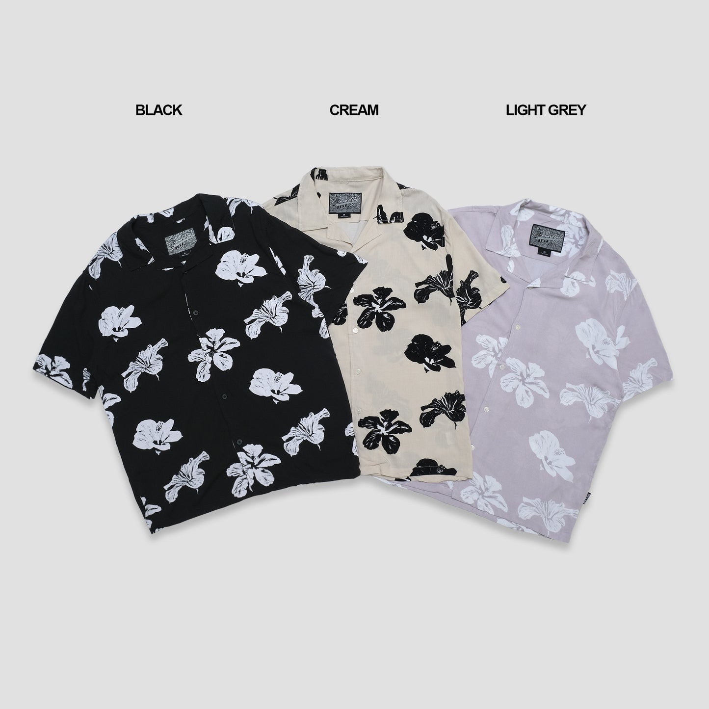 Brooklyn Cloth Floral Print Rayon Short Sleeve Shirt