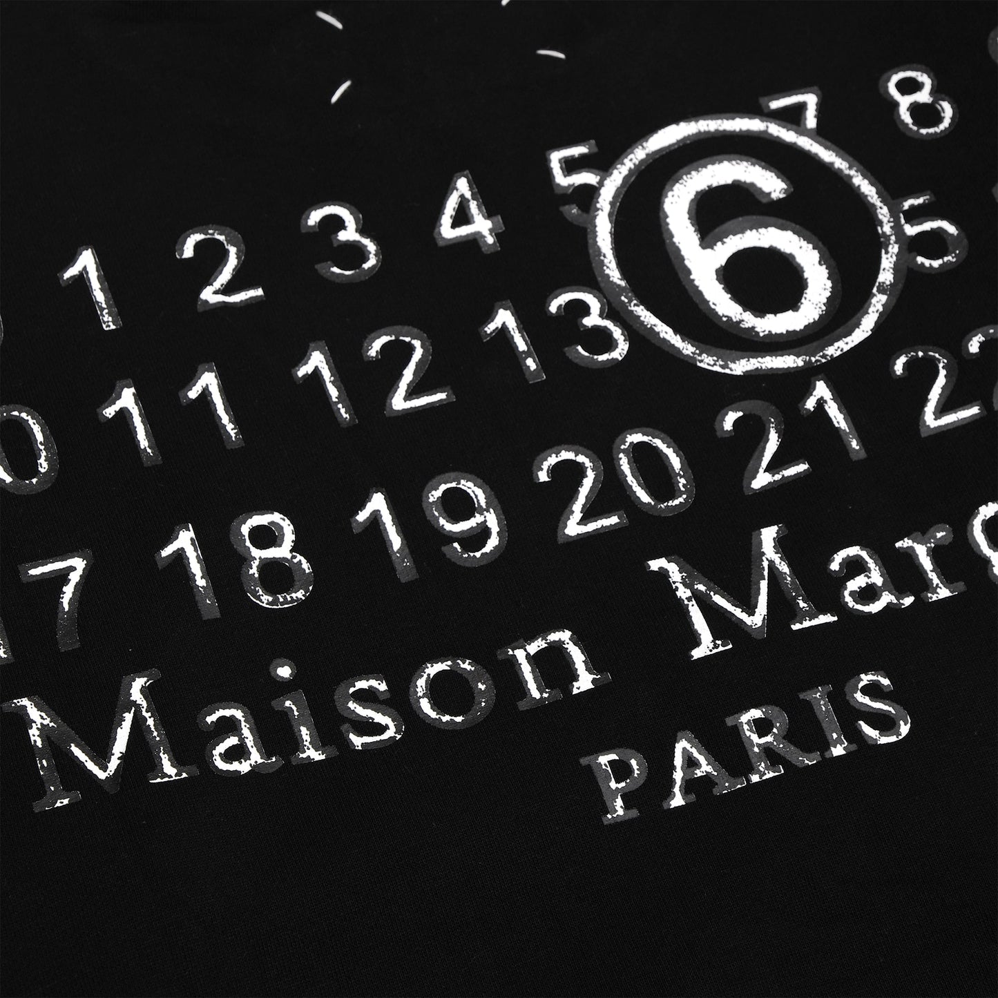 MM6 by MM Back Number Logo Sweatshirt