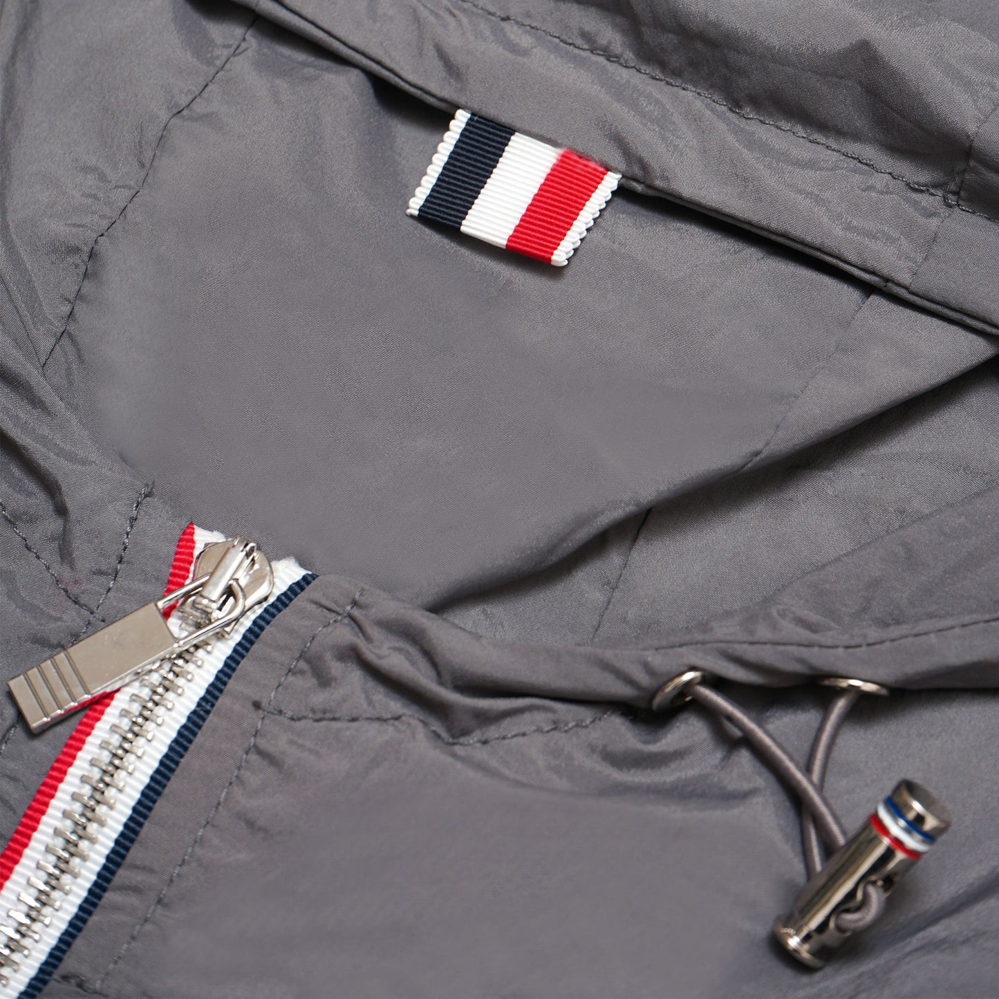 TBN Tricolor Zipper Hooded Windbreaker Jacket