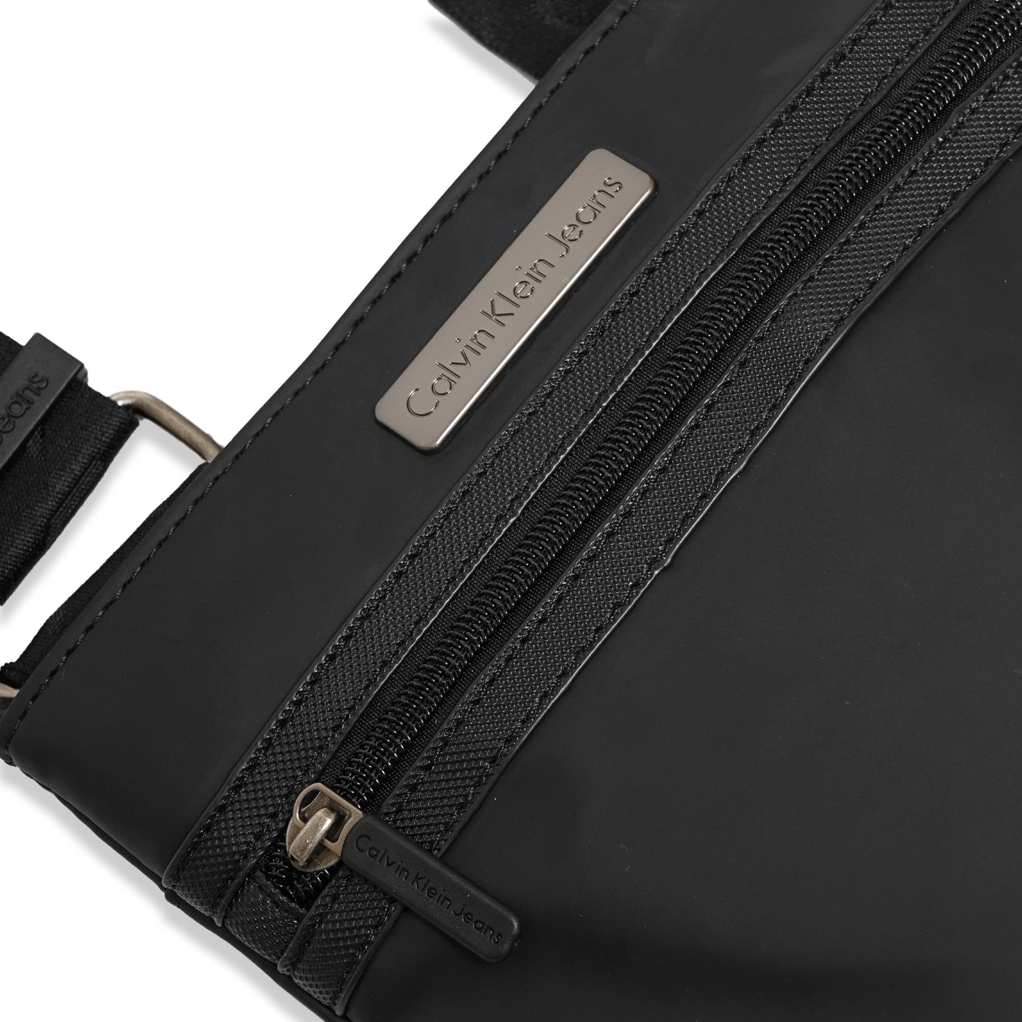 CK Bottom Logo Flat Crossbody Bag