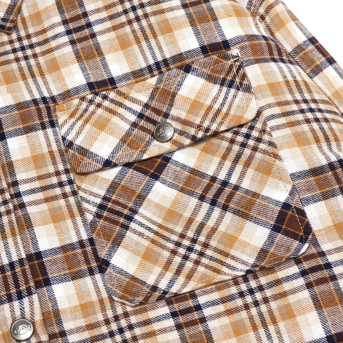 Dickies Flannel Quilted Lined Shirt Jacket