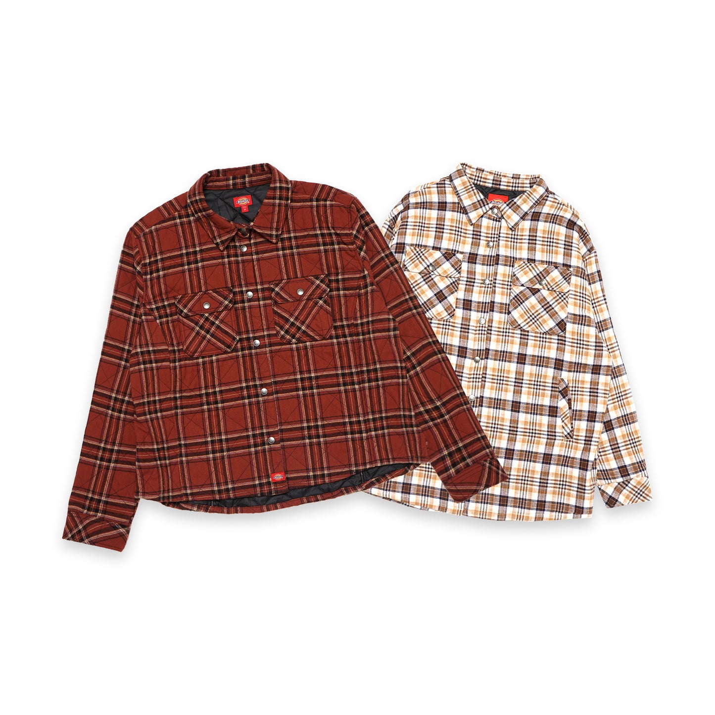 Dickies Flannel Quilted Lined Shirt Jacket