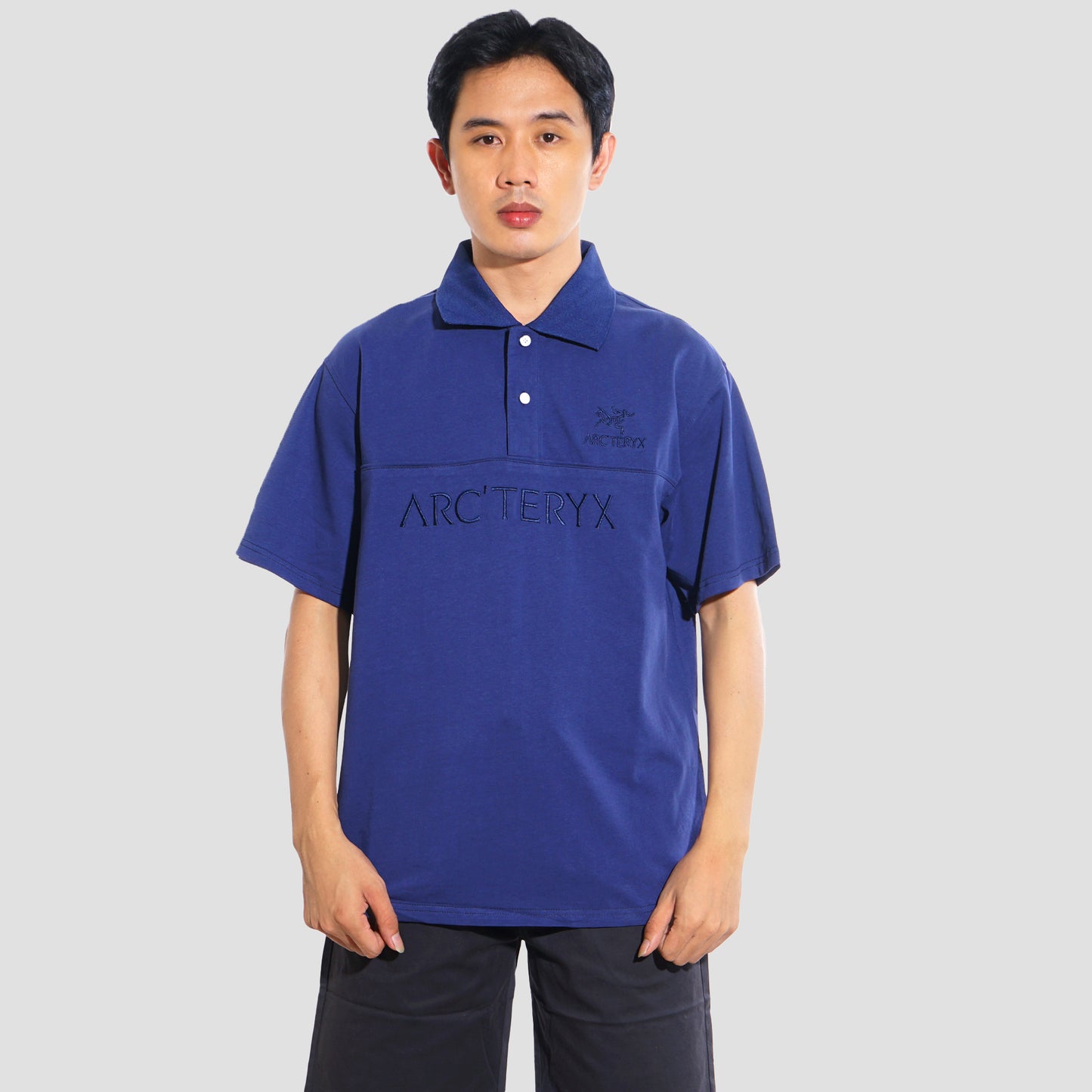 Arcteryx Embroidered Logo Cotton Polo Shirt